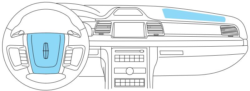 Lincoln MKS (2008-2013) - SYTÉME DE RETENUE SUPPLEMENTaire - 1