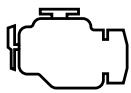 Lincoln MKS (2008-2013) - Témoin d'anomalie du moteur : - 1