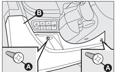 FIAT Fiorino QUBO (2007-2017) - Remontage du couvercle de la boîte de fusibles - 1