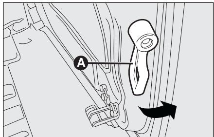 FIAT Fiorino QUBO (2007-2017) - Ouverture d'urgence premier battant de l'intérieur du vehicule - 1