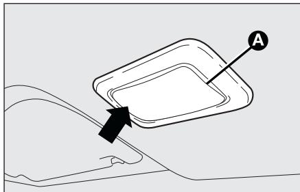 FIAT Fiorino QUBO (2007-2017) - PLAFONNIER AVANT AVEC FEUX SPOT fig. 44 - 1