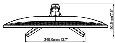 IIYAMA G2771HSUB1 - DIMENSIONS : G-MASTER G2771HSU / G-MASTER G2771HS - 3