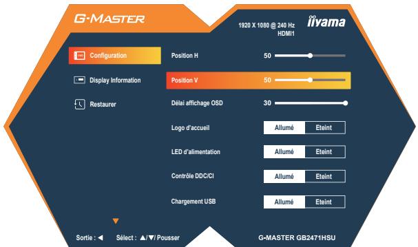 IIYAMA G2771HSUB1 - UTILISATION DU MONITEUR - 2