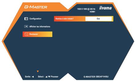 IIYAMA G2771HSUB1 - Restaurer Reset - 1
