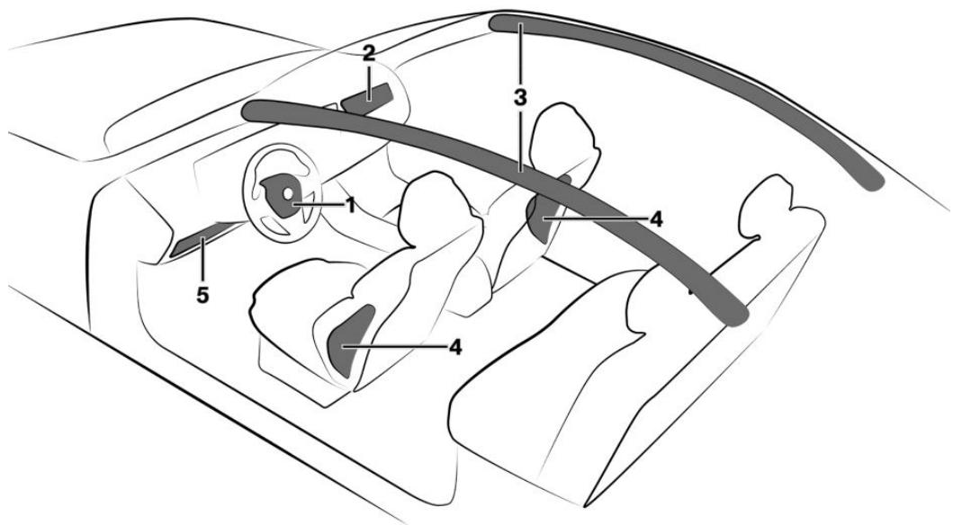 BMW M4 COUPÉ (2021-2024) - Airbags - 1