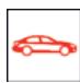 BMW M4 COUPÉ (2021-2024) - Avertisseur d'intersection : un vehicule venant de gauche a eté détecté - 1