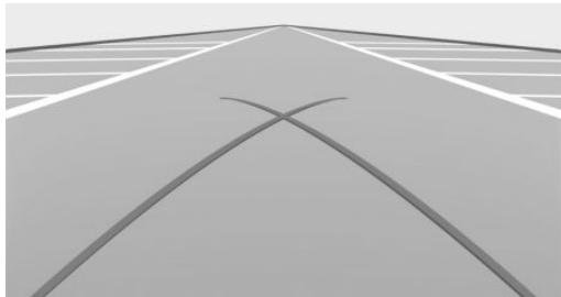 BMW M4 COUPÉ (2021-2024) - Lignes des cercles de braquage - 1