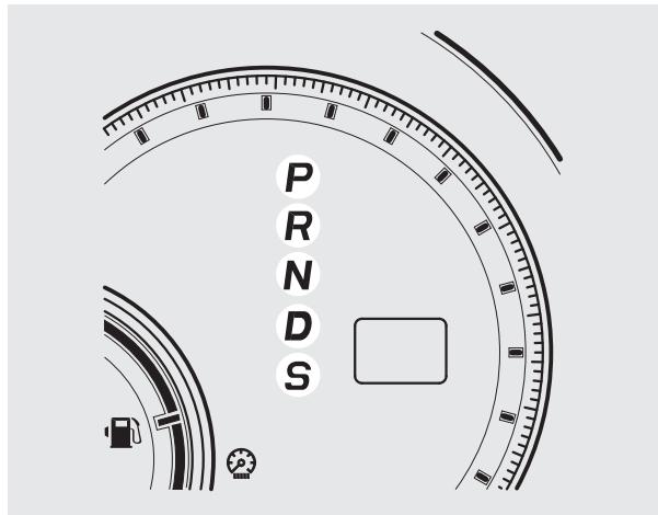 Acura RDX (2012) - Témoins de la position du levier de vitesses - 1