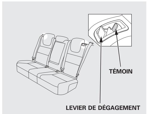 Acura RDX (2012) - Comment rabattre les sièges arrière - 4