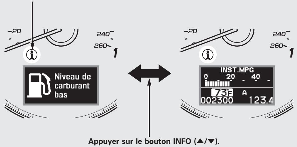 Acura RDX (2012) - Messages du système - 1