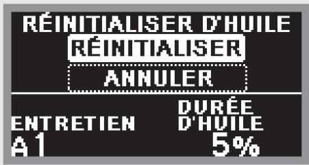 Acura RDX (2012) - Réinitialisation de l'affichage de la durée utile de l'huile moteur - 1