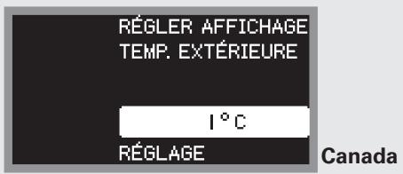 Acura RDX (2012) - Régler affichage temp. extérieure - 4