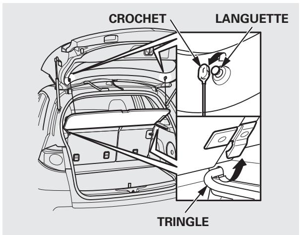 Acura RDX (2012) - COUVERCLE DU COMPARTIMENT À BAGAGES - 2