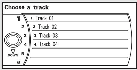 Acura RDX (2012) - Activer un dispositif à mémoire flash USB (modèles avec système de navigation) - 2