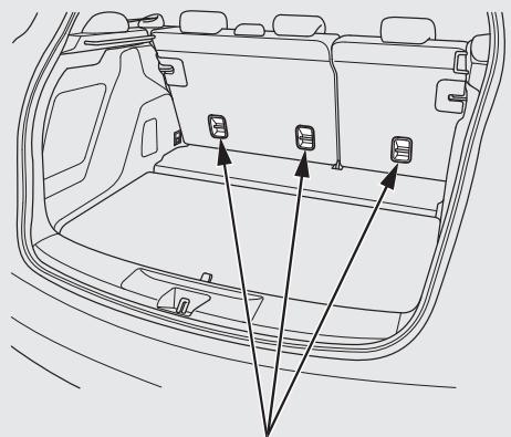 Acura RDX (2012) - Utilisation du système LATCH latéral - 13