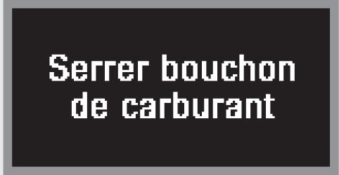 Acura RDX (2012) - Message Serrer le bouchon d'essence - 1