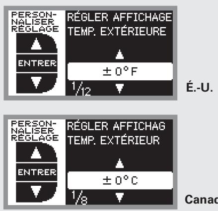 Acura RDX (2012) - Régler affichage temp. extérieure - 2