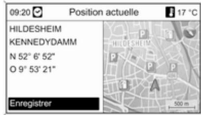 OPEL Astra J Phase 2 (2012-2015) Infotainment System - Informations de position actuelles - 1