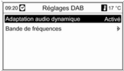 OPEL Astra J Phase 2 (2012-2015) Infotainment System - Configurer le DAB - 1