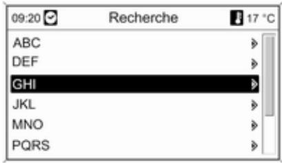 OPEL Astra J Phase 2 (2012-2015) Infotainment System - Répertoire téléphonique - 1