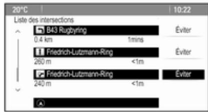 OPEL Astra J Phase 2 (2012-2015) Infotainment System - Liste des virages - 1