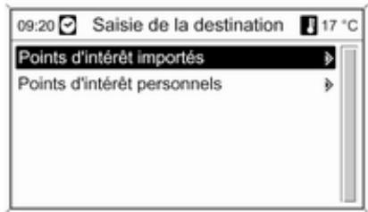 OPEL Astra J Phase 2 (2012-2015) Infotainment System - Modification ou suppression d'une entrée mypois - 1