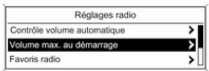 OPEL Astra J Phase 2 (2012-2015) Infotainment System - Paramètres de volume navi 600 / navi 900 volume maximal au démarrage - 4