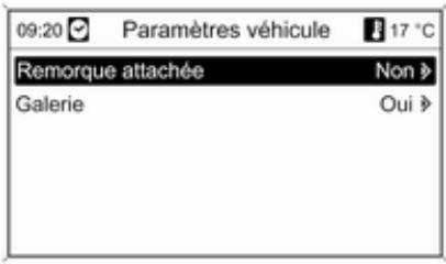 OPEL Astra J Phase 2 (2012-2015) Infotainment System - Critères d'itinéraire - 2