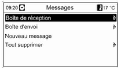 OPEL Astra J Phase 2 (2012-2015) Infotainment System - Fonctions de messagerie - 1