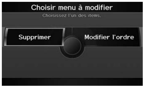 Acura ZDX (2013) - Modification de la Liste de destination - 3