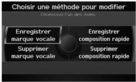 Acura ZDX (2013) - Touche INFO/PHONE ▶ Téléphone cellulaire ▶ CONFIGURATION TÉLÉPHONE - 2