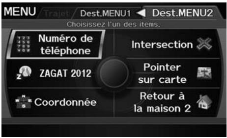 Acura ZDX (2013) - Touche MENU - 2