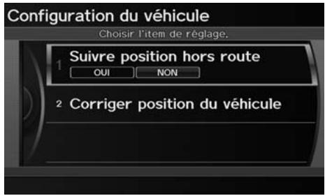 Acura ZDX (2013) - Touche INFO/PHONE ▶ Configuration ▶ Autre ▶ Véhicule - 1