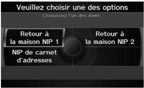 Acura ZDX (2013) - Touche INFO/PHONE ▶ Configuration ▶ Information personnelle ▶ Numéro NIP - 1