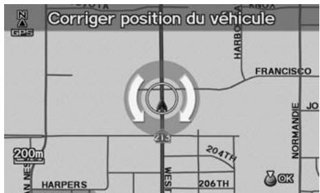 Acura ZDX (2013) - Touche INFO/PHONE ▶ Configuration ▶ Autre ▶ Véhicule ▶ Corriger position du véhicule - 2