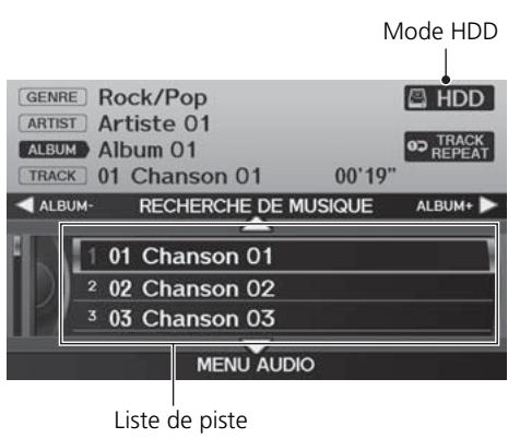 Acura ZDX (2013) - Contrôle de l'écran audio - 2