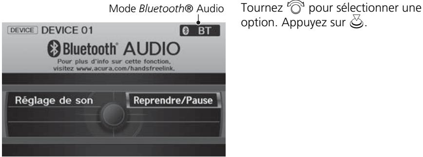 Acura ZDX (2013) - Contrôle de l'écran audio - 1