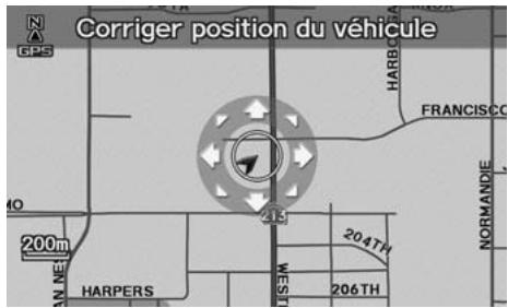Acura ZDX (2013) - Touche INFO/PHONE ▶ Configuration ▶ Autre ▶ Véhicule ▶ Corriger position du véhicule - 1