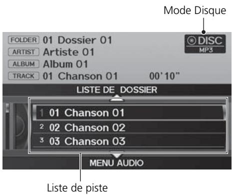 Acura ZDX (2013) - Contrôle de l'écran audio - 1