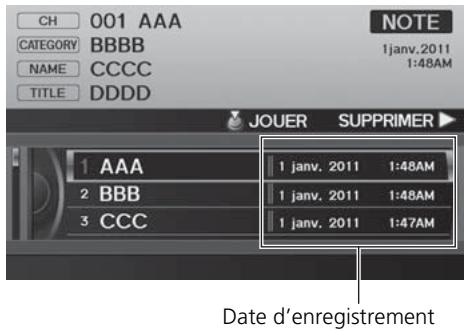 Acura ZDX (2013) - Lecture d'un fichier sonore - 1