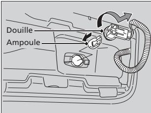 Acura ZDX (2013) - Ampoule de lampe de plaque d'immatriculation arrière - 2