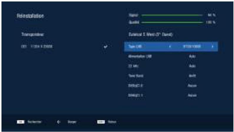 OPTEX ORS9939HD - - LE MENU PRINCIPAL - 3