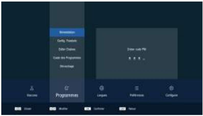 OPTEX ORS9939HD - - LE MENU PRINCIPAL - 2