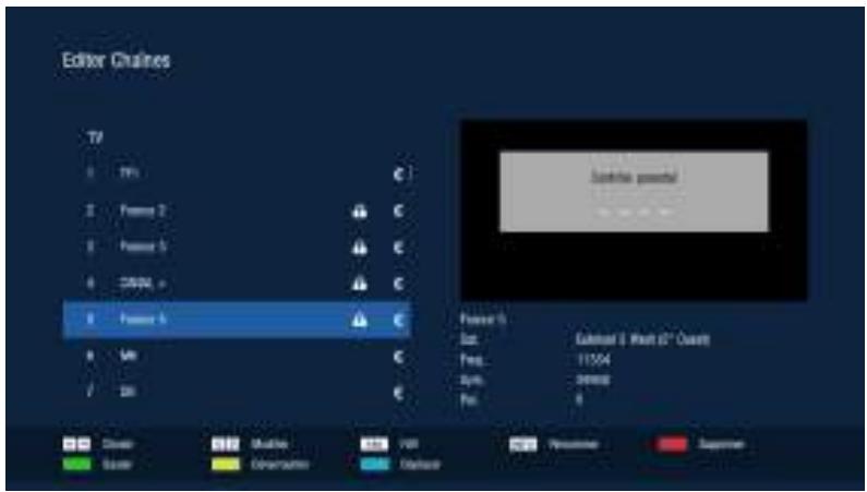 OPTEX ORS9939HD - Pour déplacer une chaîne : - 3