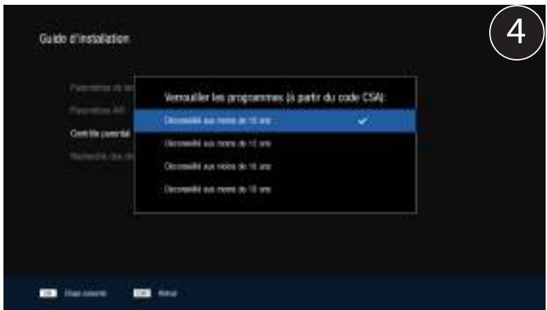 OPTEX ORS9939HD - - ACTIVATION DU CODE PARENTAL\* - 1