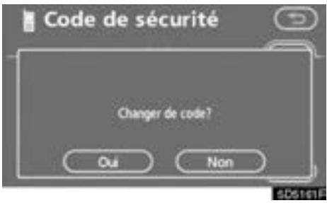 TOYOTA Tundra (2007-2009) Navigation et multimédia - Entrez le nouveau code. - 1