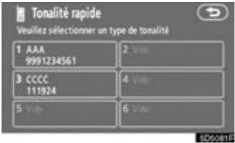 TOYOTA Tundra (2007-2009) Navigation et multimédia - — Modifier les paramètres du téléphone Bluetooth® - 24