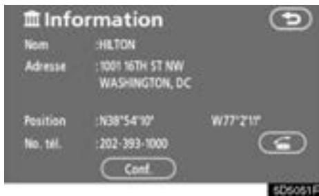 TOYOTA Tundra (2007-2009) Navigation et multimédia - - Envoi d'une tonalité - 2