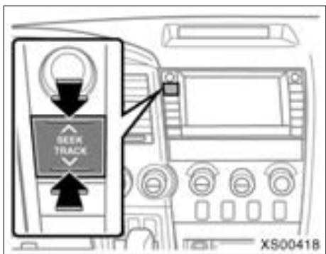 TOYOTA Tundra (2007-2009) Navigation et multimédia - SELECTION D'UN DOSSIER SOUHAITE - 2