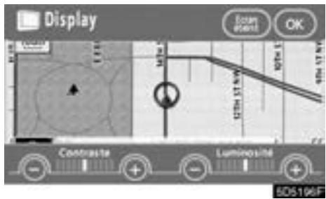 TOYOTA Tundra (2007-2009) Navigation et multimédia - Réglage de l'écran - 2